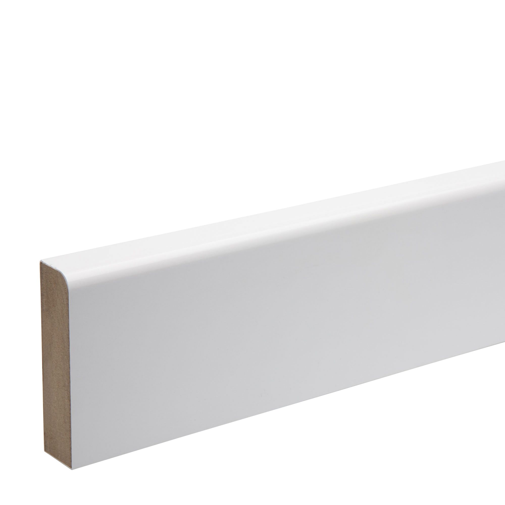 KOTA White MDF Rounded Architrave (L)2180mm (W)69mm (T)18mm, Pack of 5