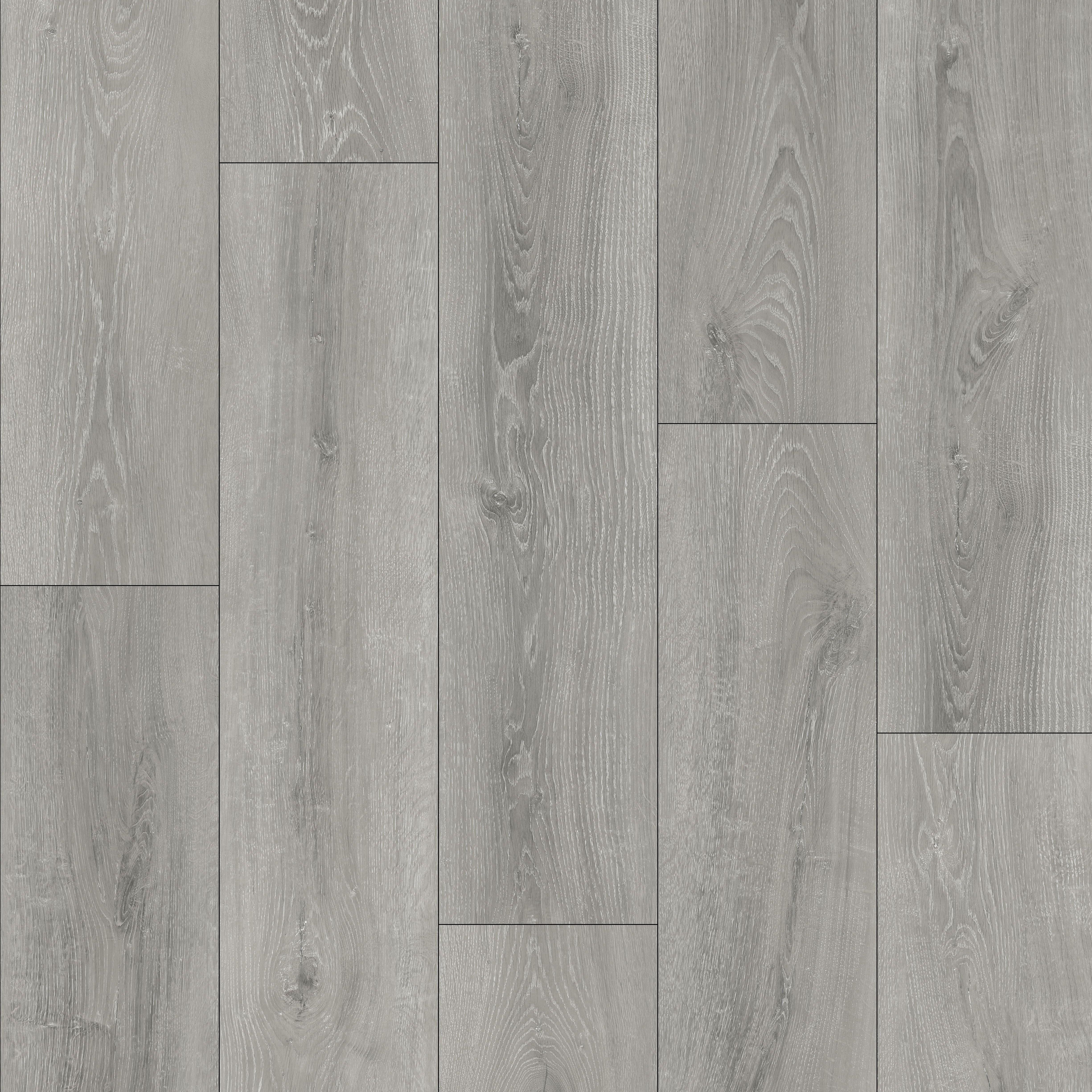 Kraus Rydal Pale Grey Wood effect Vinyl tile, 2.2m² Pack of 10