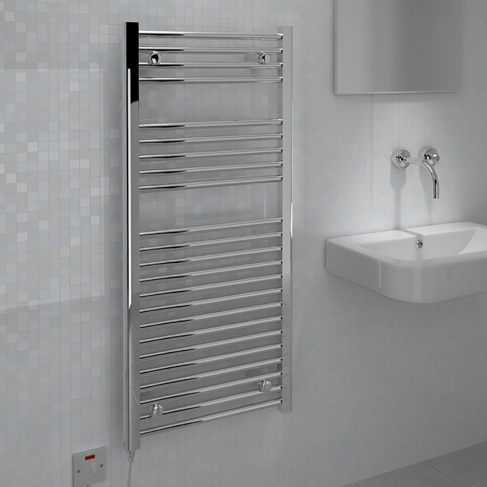 Kudox 345W Towel heater (H)1100mm (W)500mm