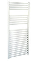 Kudox 515W White Towel heater (H)1100mm (W)500mm