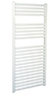 Kudox 515W White Towel heater (H)1100mm (W)500mm