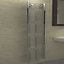 Kudox 517W Silver Towel heater (H)1674mm (W)450mm