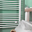 Kudox 702W Electric White Towel warmer (H)1674mm (W)600mm