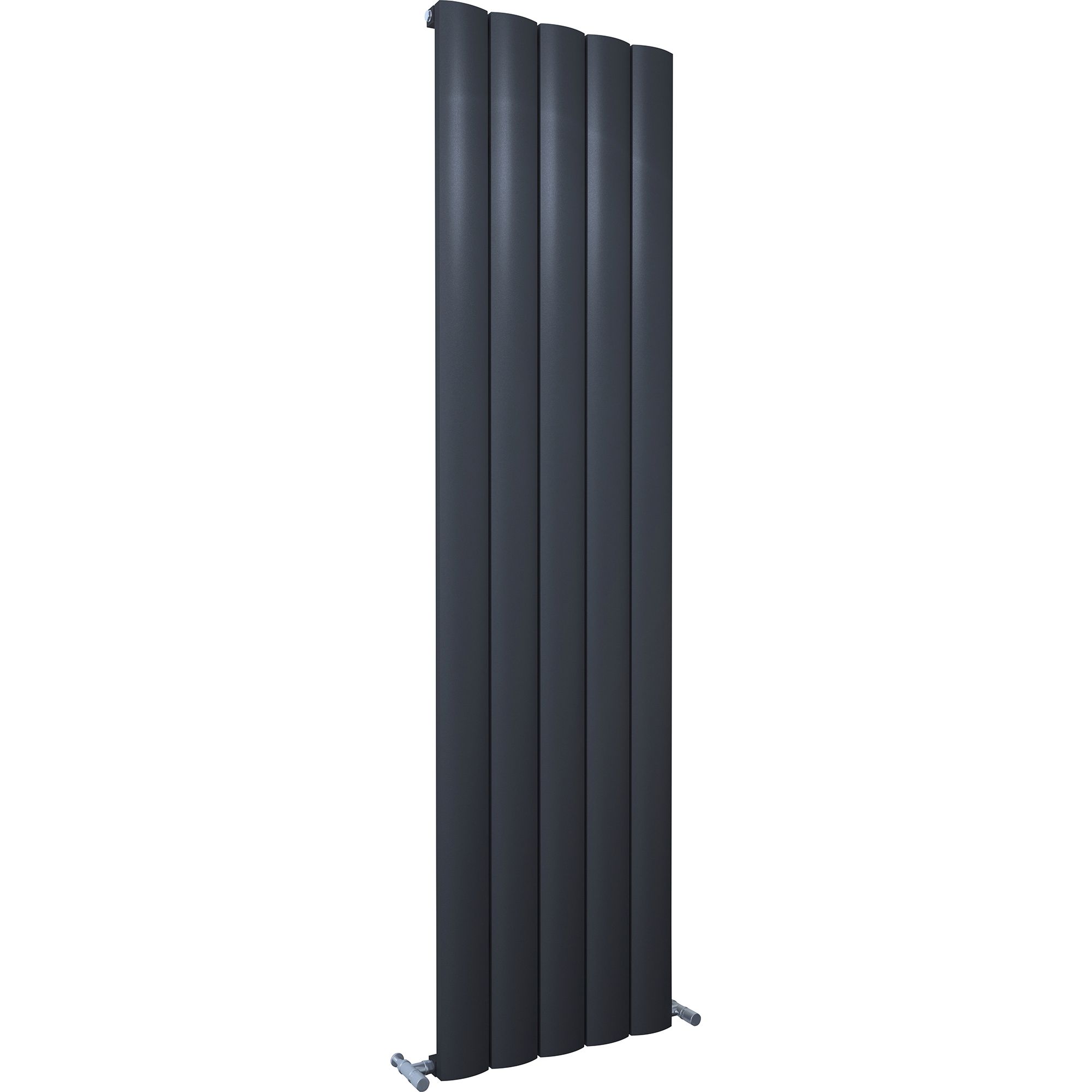 Kudox AluLite Black Vertical Designer Radiator, (W)470mm x (H)1800mm | DIY  at Bu0026Q
