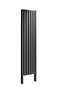 Kudox Axim Anthracite Vertical Designer Radiator, (W)400mm x (H)1800mm