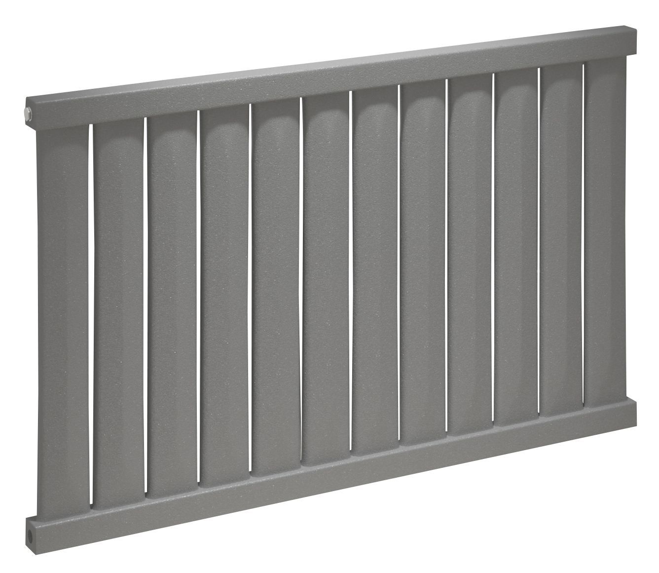 Kudox Elmas Matt anthracite Horizontal Designer Radiator, (W)970mm x (H)600mm