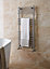 Kudox Harrogate 262W Silver Towel heater (H)900mm (W)450mm