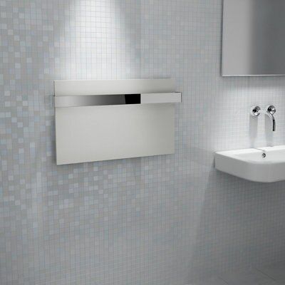Kudox Ikon 822W Electric White Towel warmer (H)417mm (W)708mm