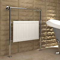 Kudox Levana 548W Electric White Towel warmer (H)952mm (W)838mm