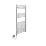 Kudox Lst electric White Towel warmer (W)500mm x (H)1200mm