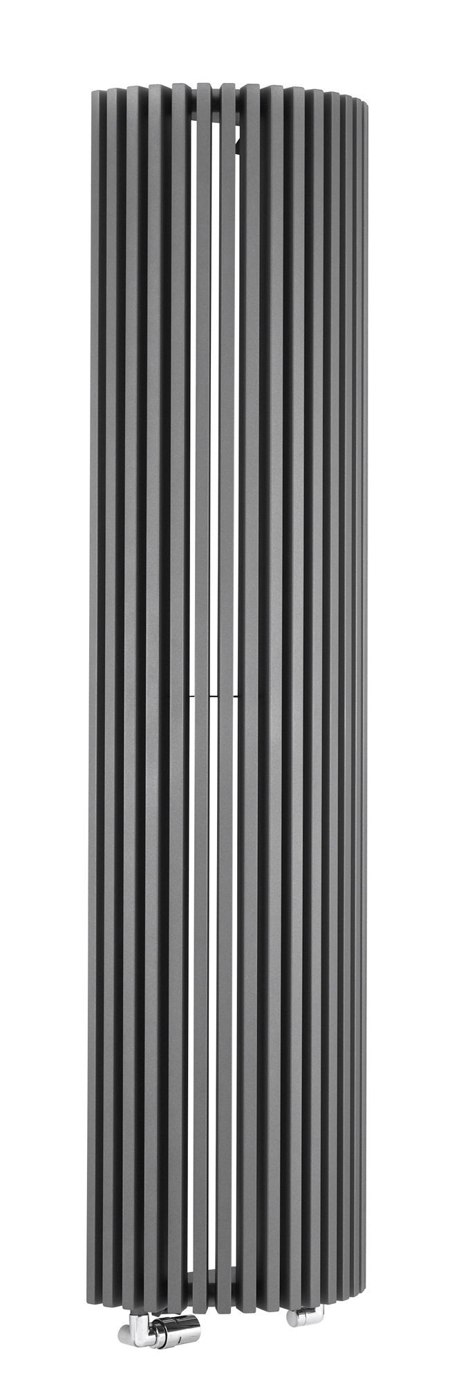 Kudox Tallos Grey Vertical Designer Radiator, (W)500mm x (H)1800mm