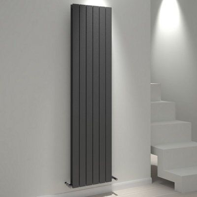 Kudox Tira Anthracite Vertical Panel Radiator, (W)440mm x (H)1800mm