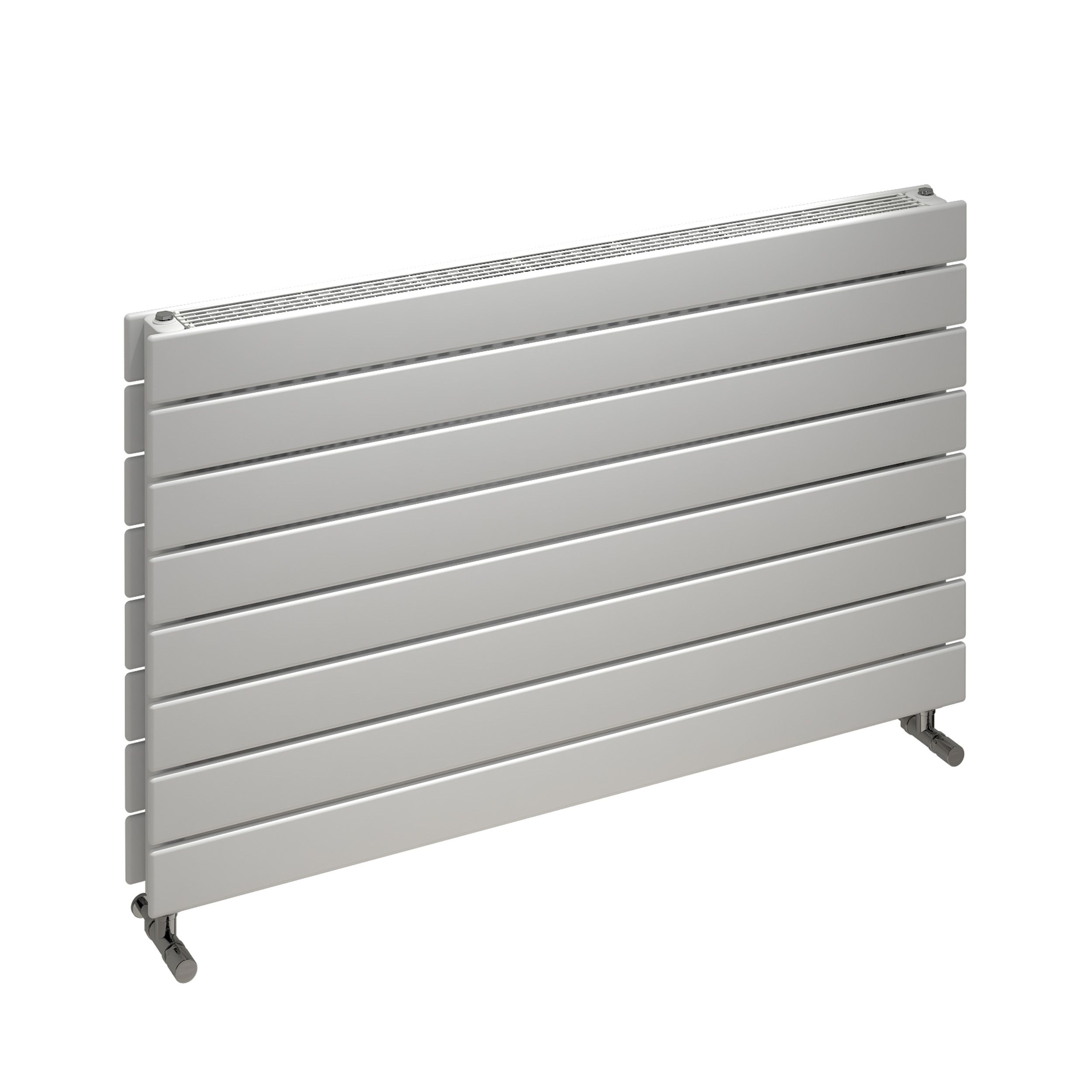 Kudox Tira Horizontal Designer Radiator, White (W)1000mm (H)588mm DIY