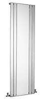 Kudox Tova Mirror Chrome Vertical Designer Radiator, (W)600mm x (H)1800mm