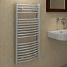 Kudox White Electric Towel warmer (W)450mm x (H)974mm