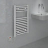 Kudox White Towel warmer (W)400mm x (H)700mm