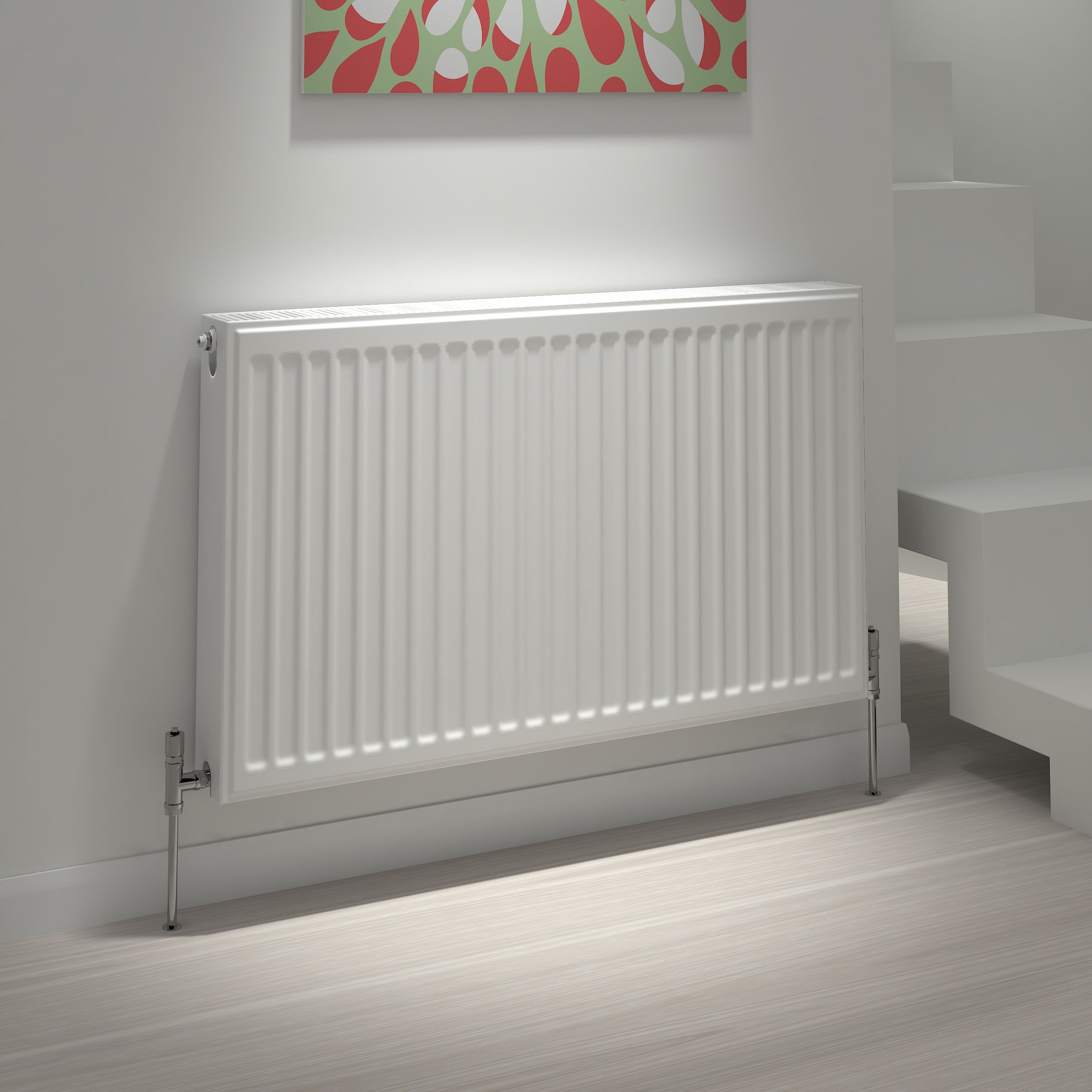 Kudox White Type 21 Double Plus Panel Radiator, (W)1000mm X (H)600mm ...