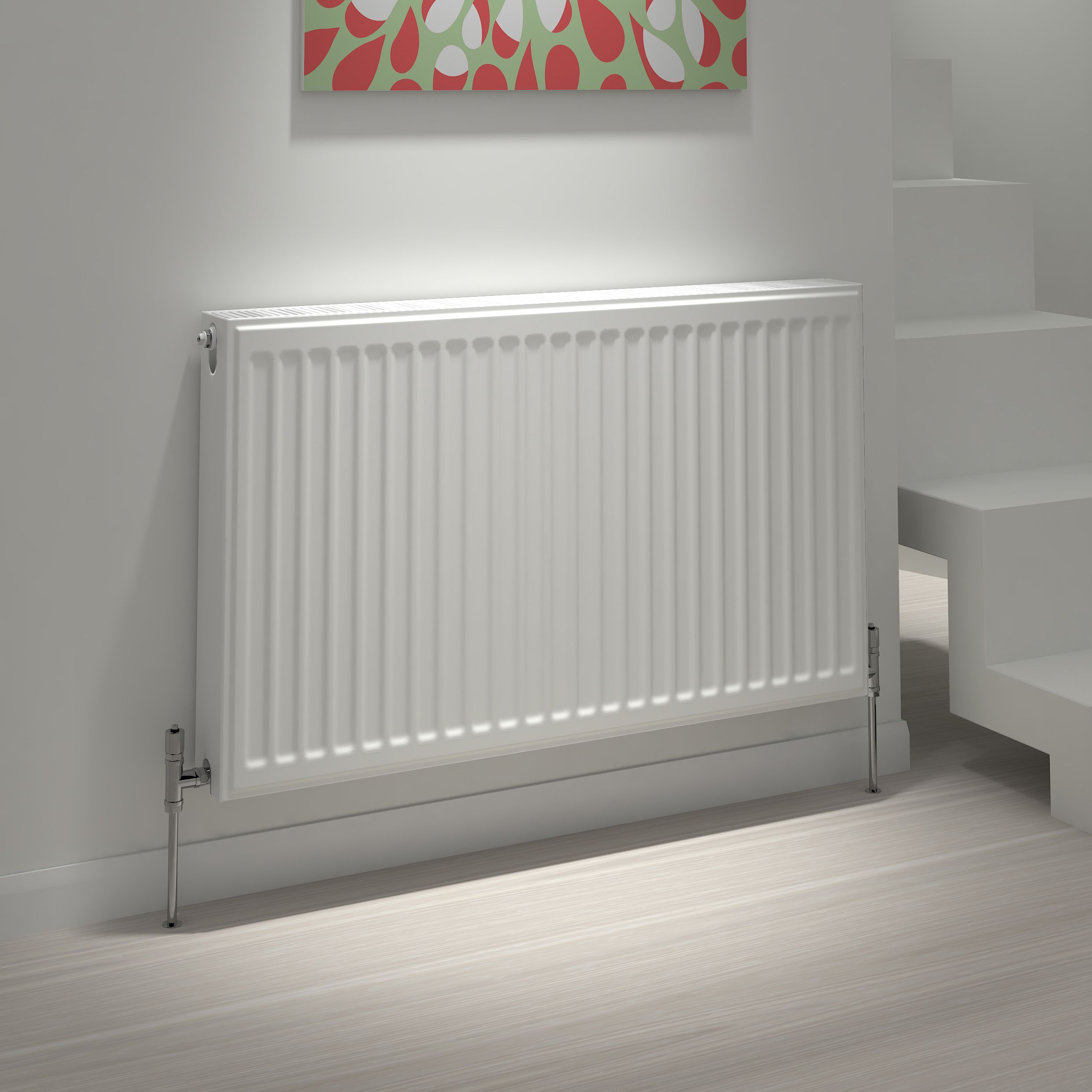 Kudox White Type 21 Panel Radiator, (W)900mm x (H)700mm