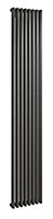 Kudox Xylo Anthracite Vertical Designer Radiator, (W)300mm x (H)1800mm
