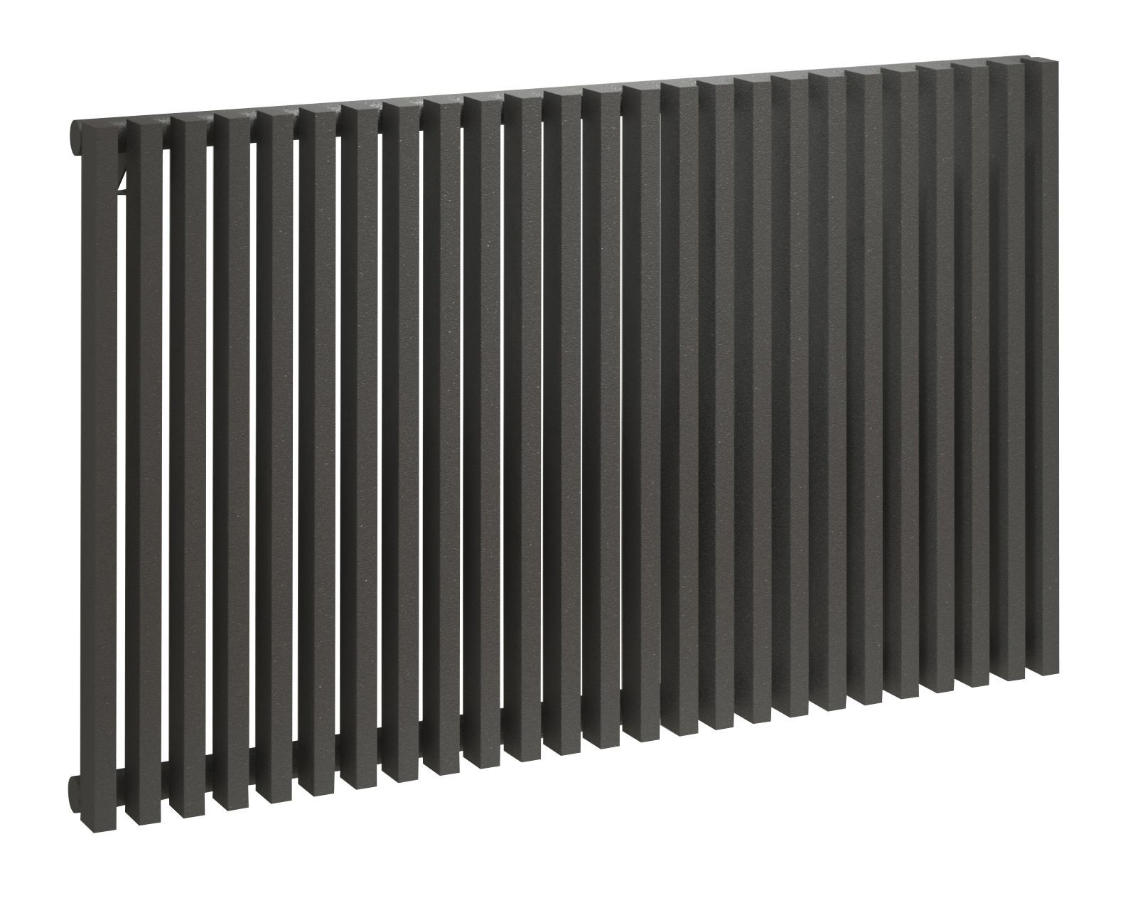 Kudox Xylo Horizontal Designer Radiator, Anthracite (W)980mm (H)600mm