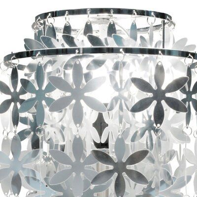 KYRA TABLE LAMP SILVER EFFECT