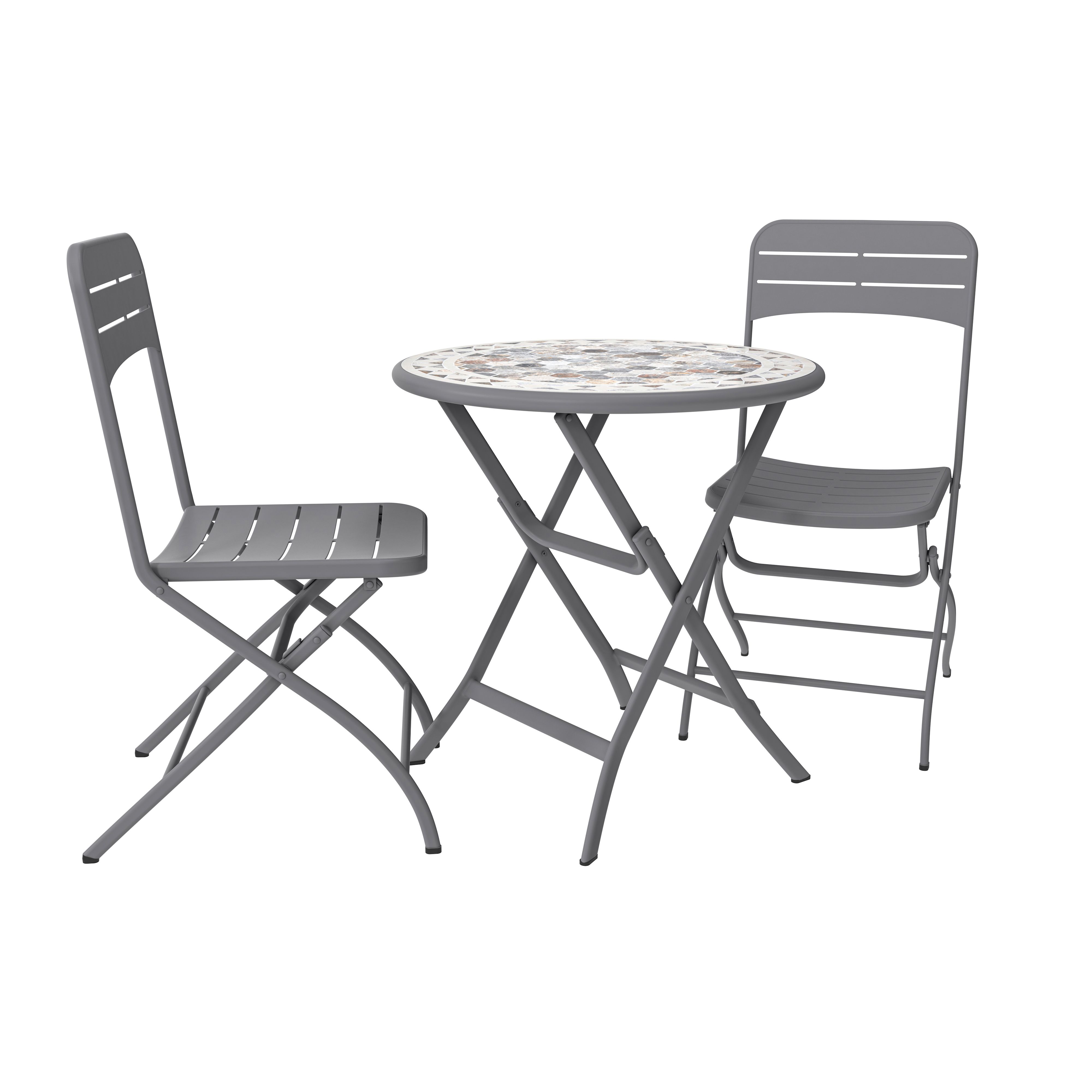 Mosaic bistro deals set b&q