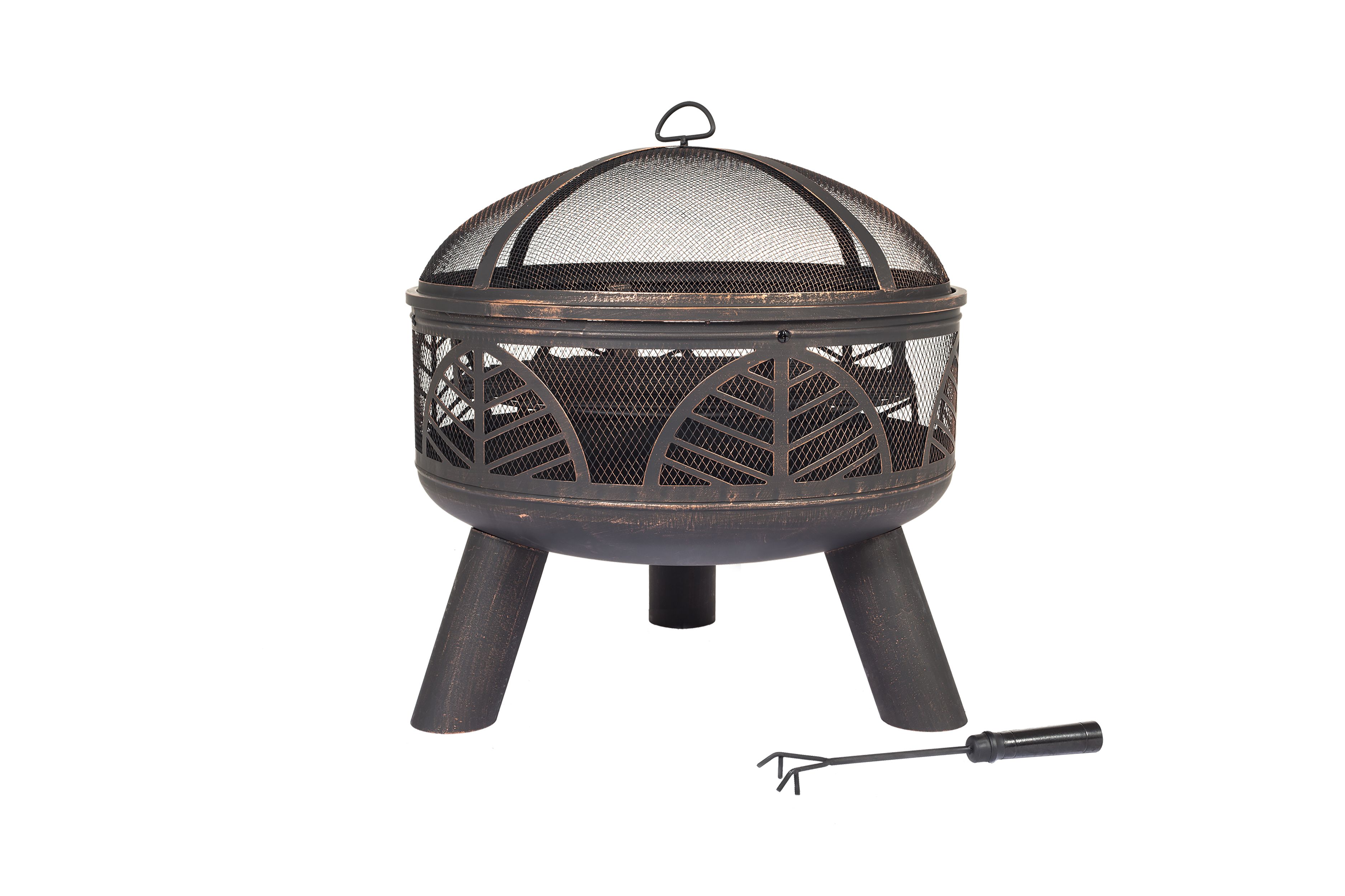 La Hacienda Alexis Steel Bronze Firepit