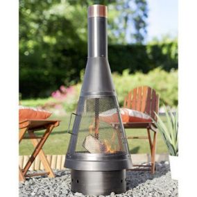 La Hacienda Colorado Steel Chiminea