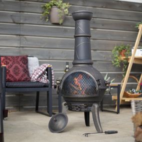 La Hacienda Cuba Cast iron & steel Chiminea