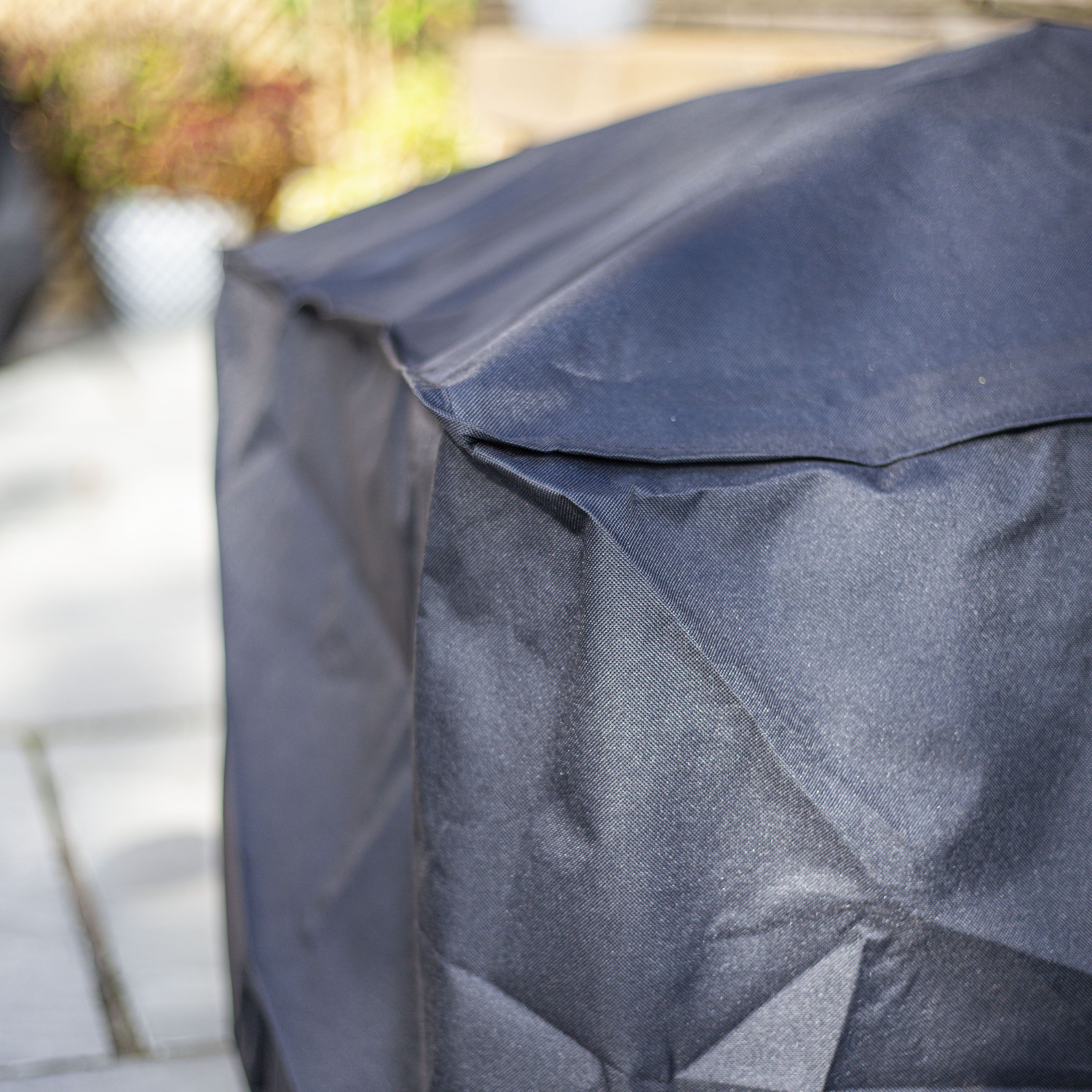 La Hacienda Premium Black Firepit cover (H)60cm (W)80cm