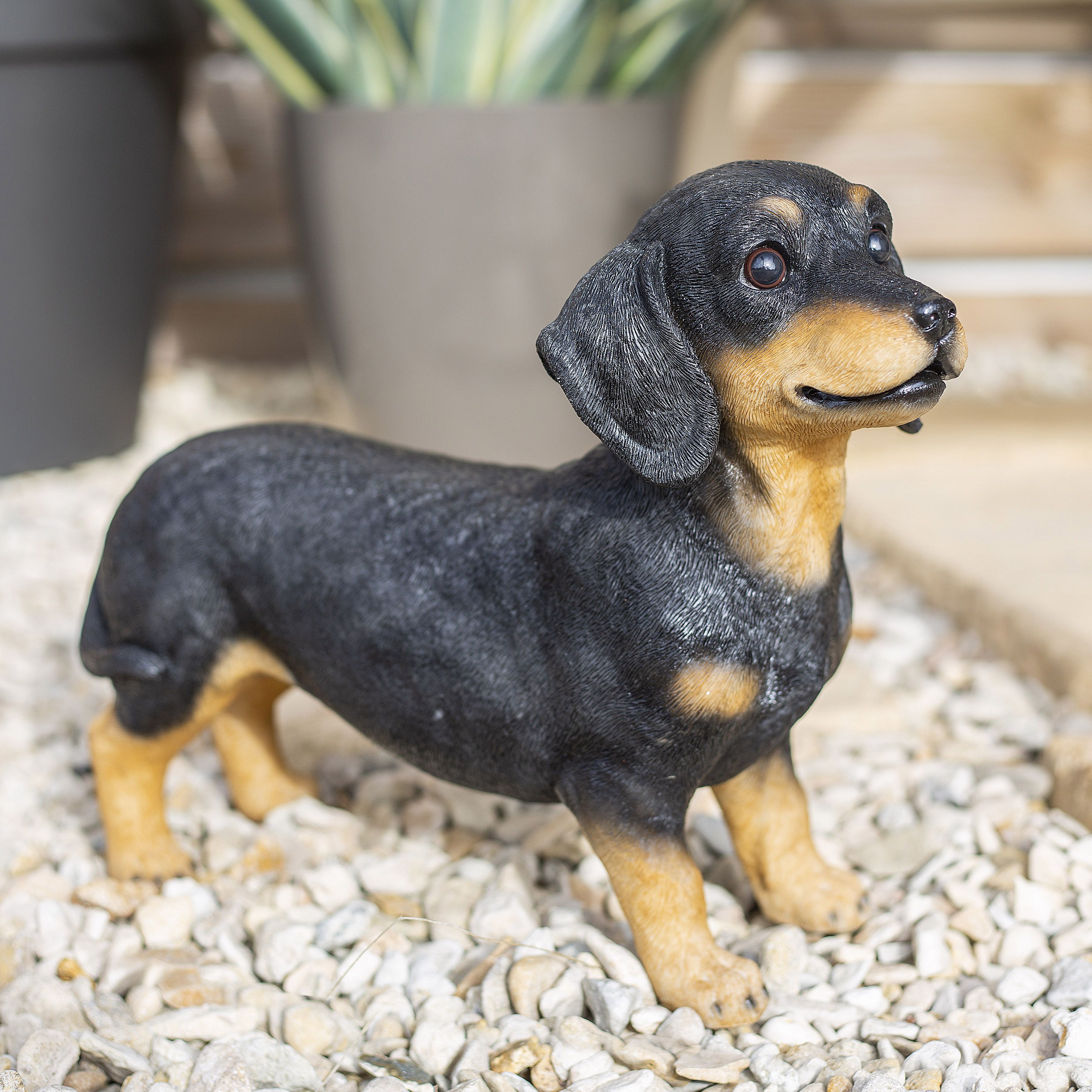 La Hacienda Sausage dog Garden ornament (H)27.5cm