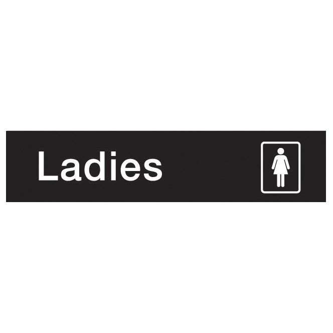 Ladies Self-adhesive labels, (H)50mm (W)200mm