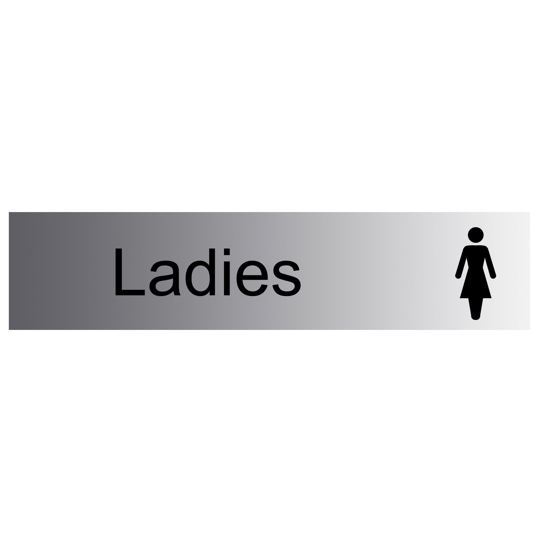 Ladies Self-adhesive labels, (H)50mm (W)225mm