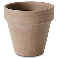 Laleh Brown Terracotta Plant pot (Dia)11.2cm