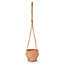 Laleh Terracotta Circular Hanging pot (Dia)15cm