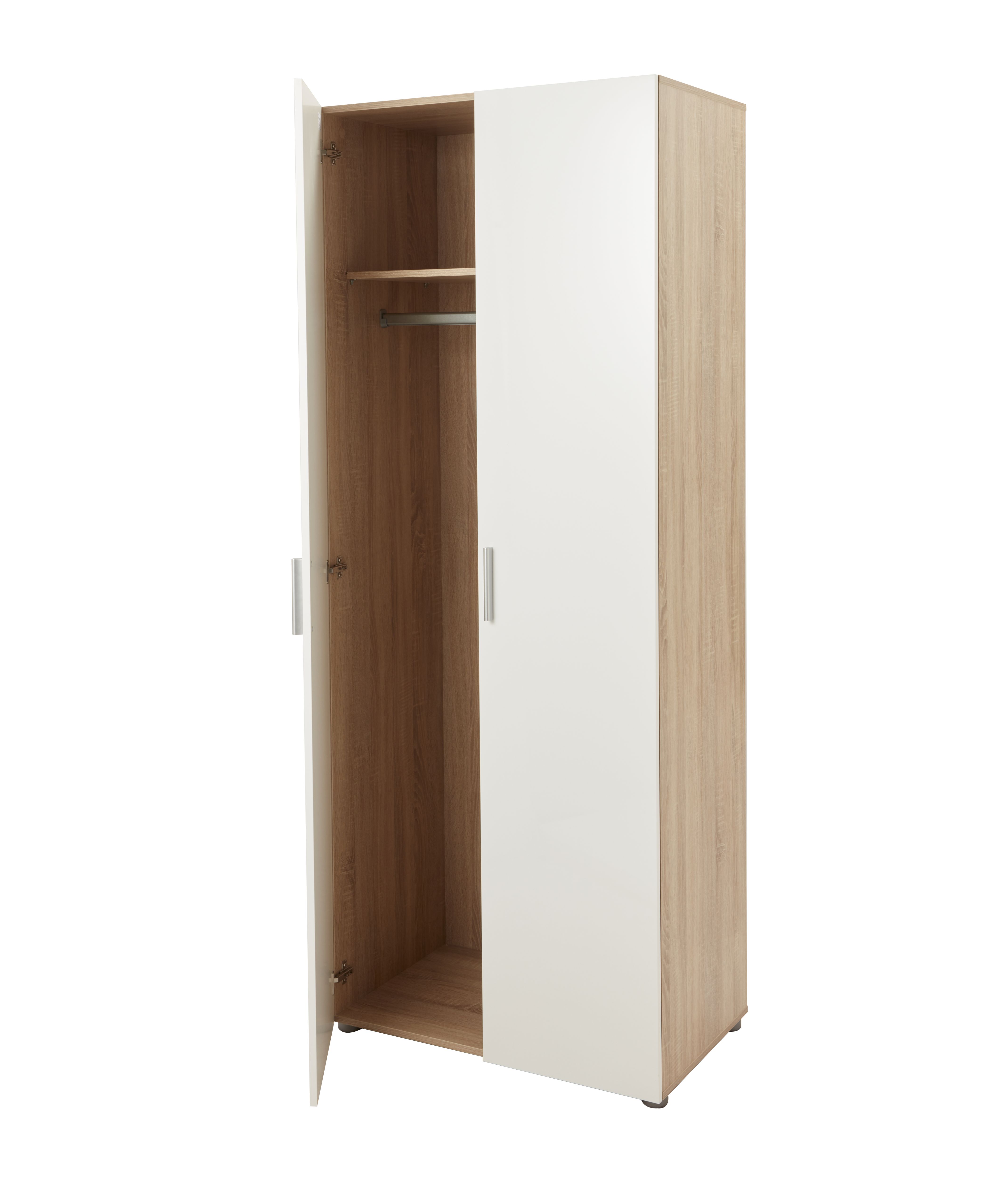 White gloss deals wardrobe doors b&q