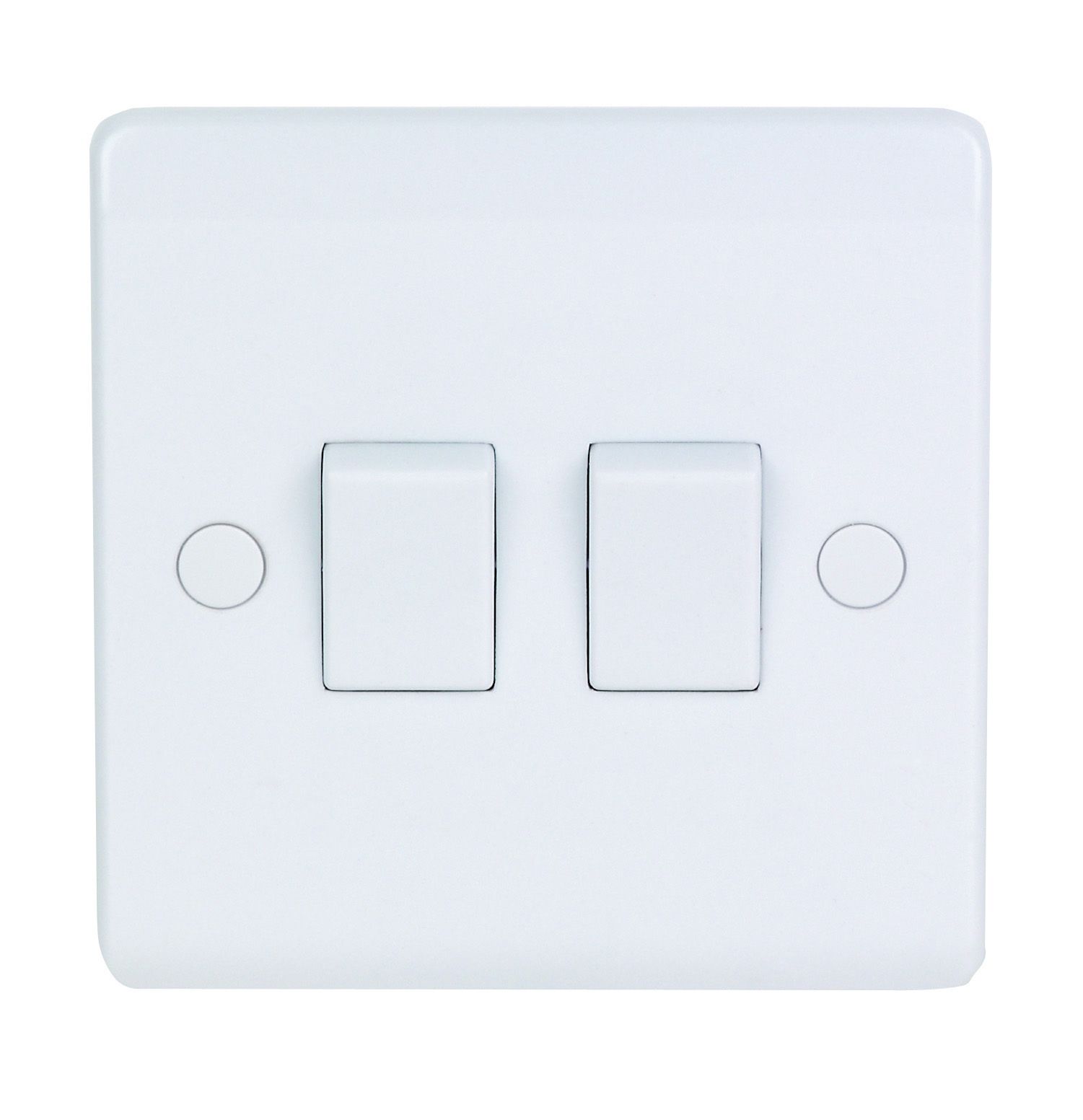 LAP 10A 2 way 2 gang Light Switch, Pack of 5