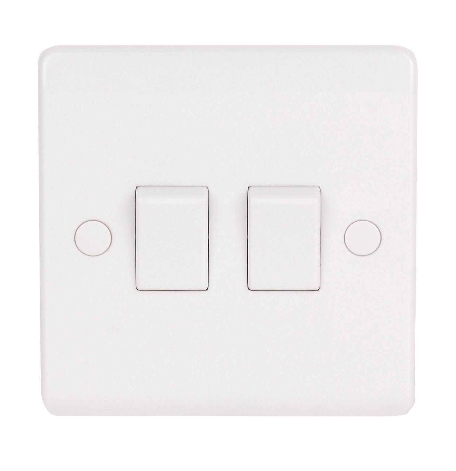 LAP 10A 2 way 2 gang Light Switch, Pack of 5