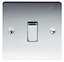 LAP 10A 2 way Brushed Stainless steel effect Light Switch