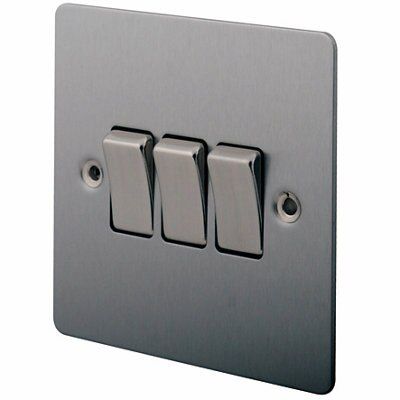 LAP 10A 2 way Flat plate Switch