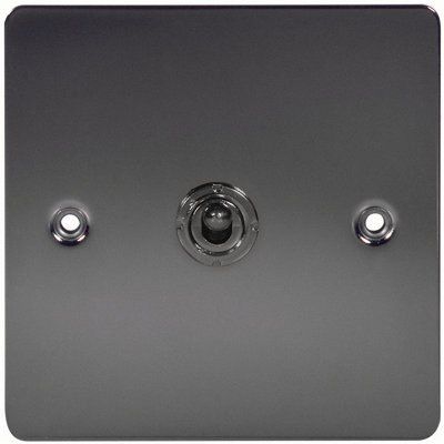 LAP 10A 2 way Toggle switch Black Nickel effect