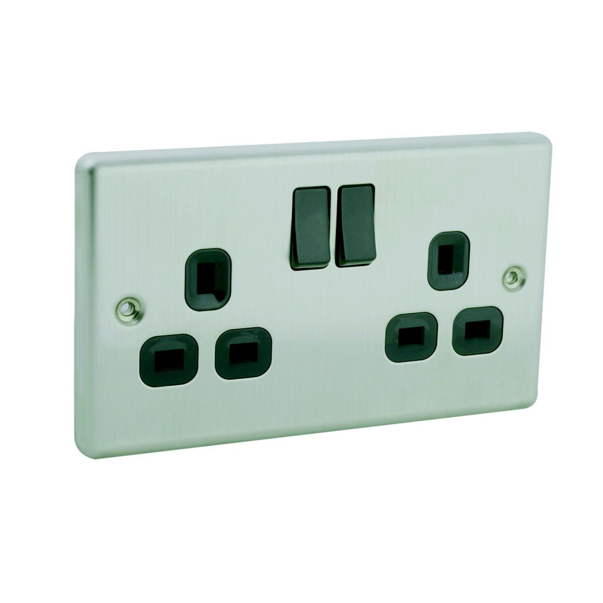 LAP 13A 240V Silver Socket, Pack of 5