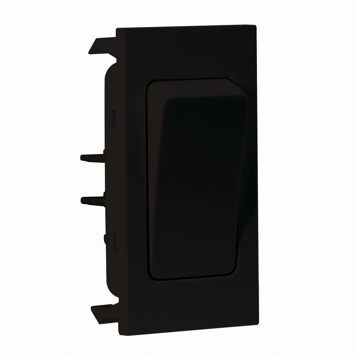 LAP 16A Black Modular control switch