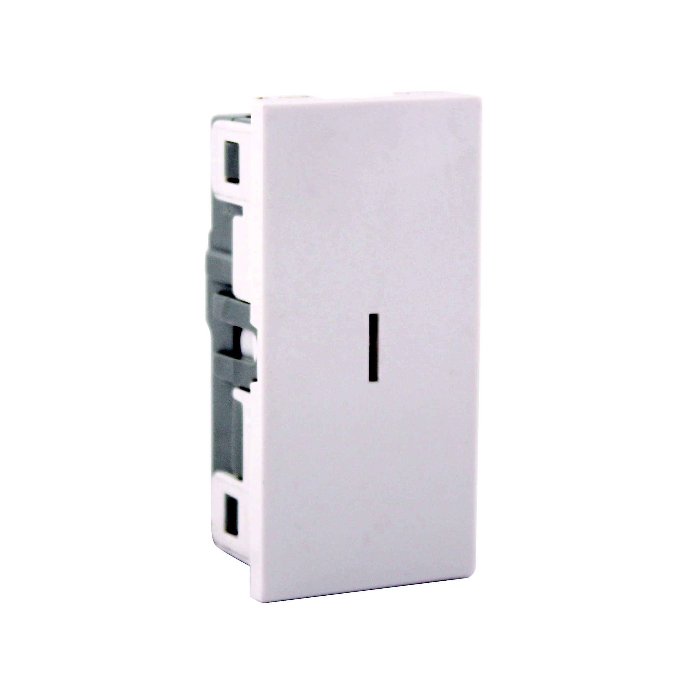 LAP 16A White Modular key switch