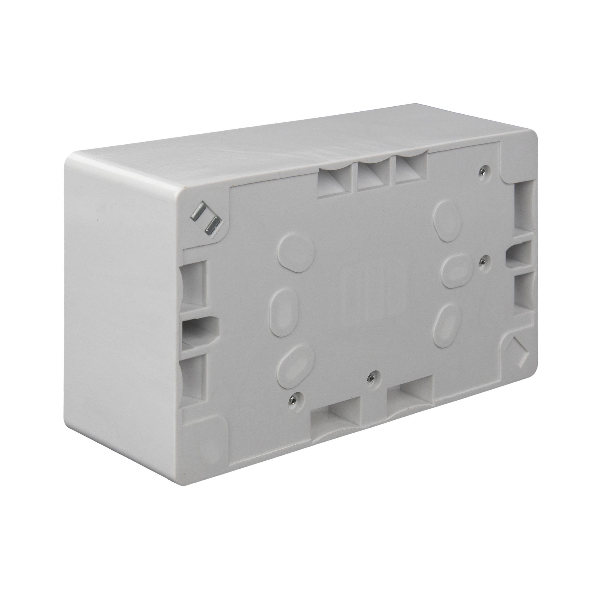 LAP 2 gang 50mm Pattress box