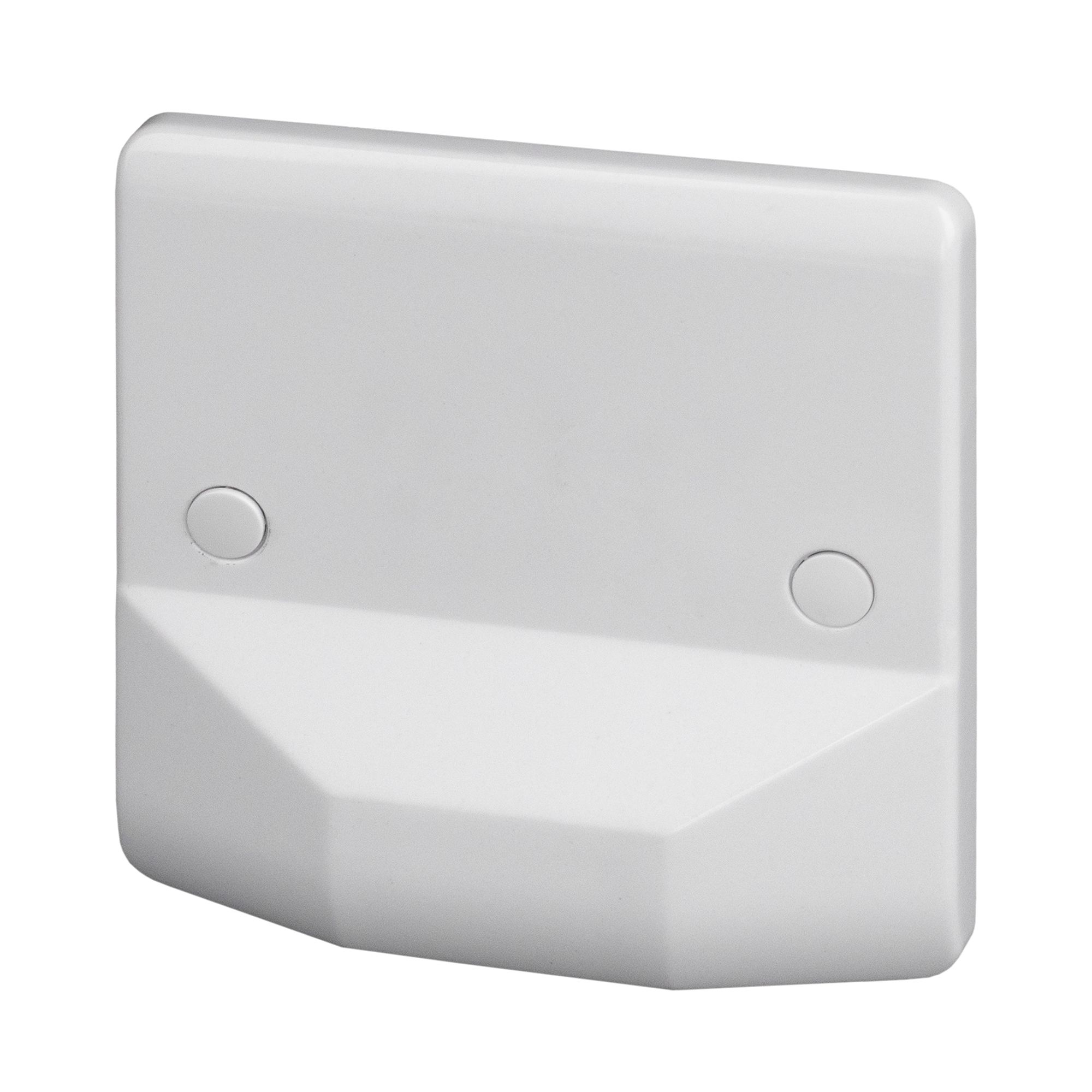 LAP 45A White 1 gang Matt Plastic Cooker outlet