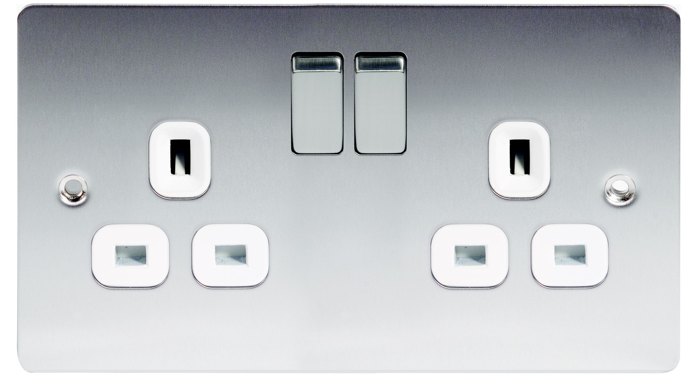 LAP Steel 13A Unswitched socket