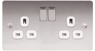 LAP Steel 13A Unswitched socket