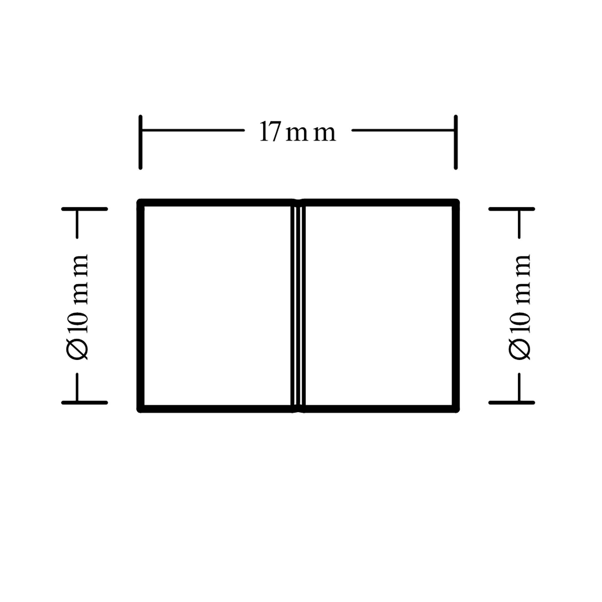 LAP Straight Coupler (Dia)10mm, Pack of 20