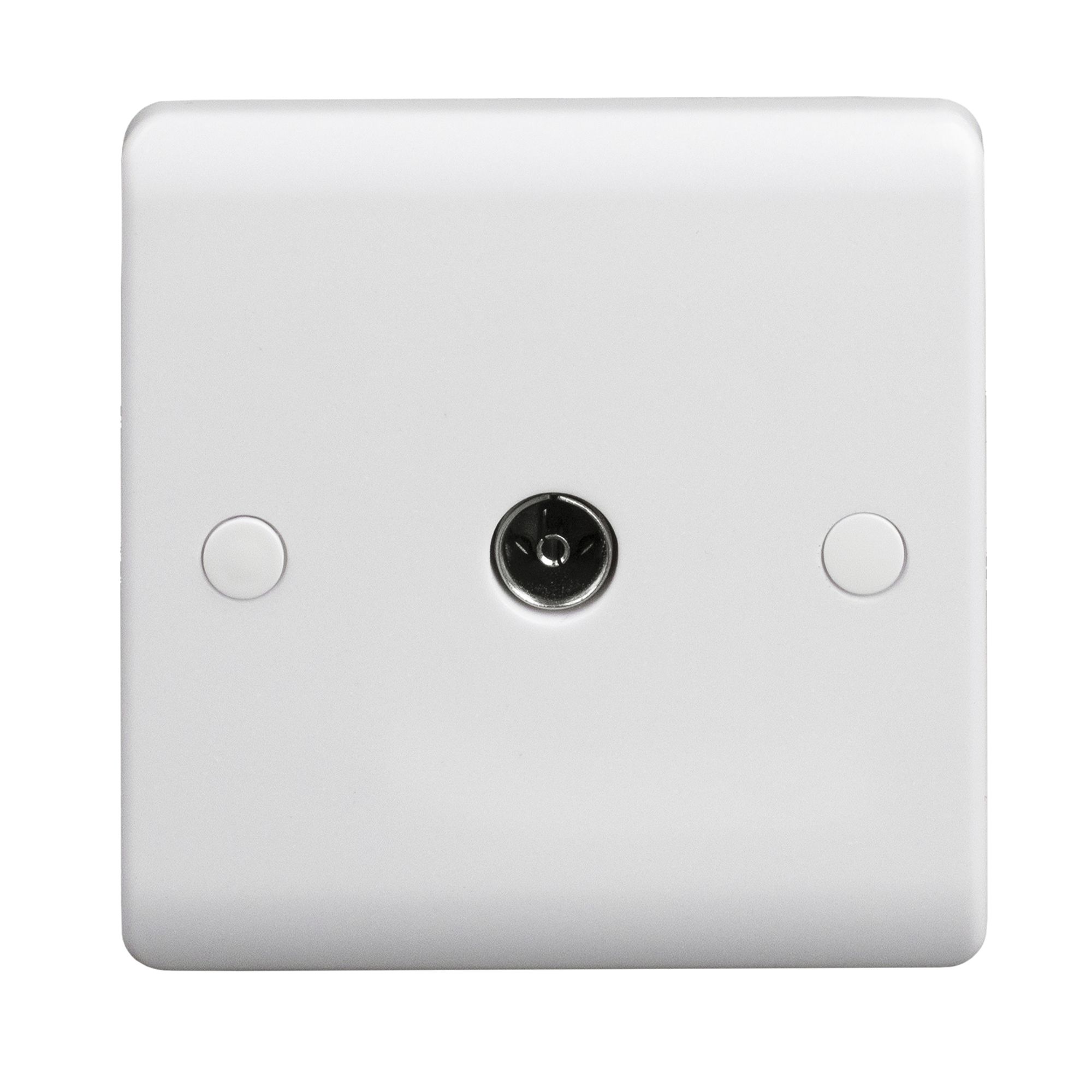 LAP Wall-mounted TV socket Gloss White